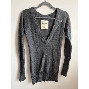 Vintage HOLLISTER Cotton-Nylon-Rabbit Hair V-neck Vintage Sweater top XS